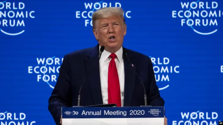 Donald Trump Svjetski ekonomski forum Davos AP Photo/ Evan Vucci