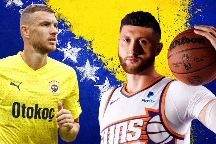 Edin Dzeko Jusuf Nurkic