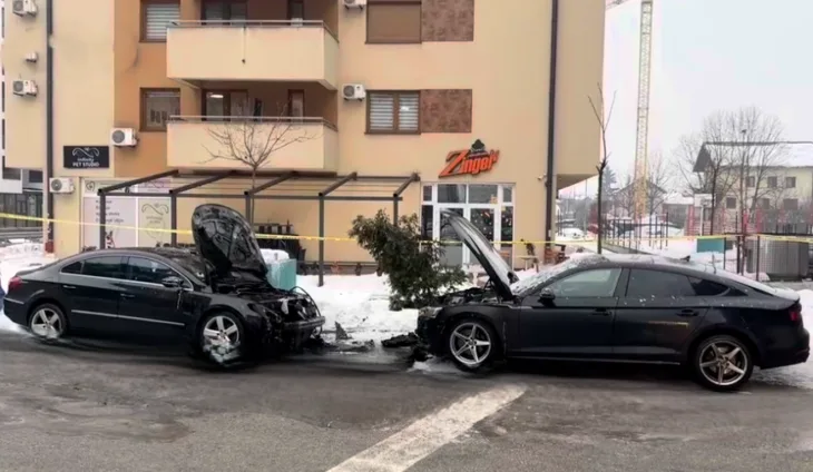 Zapaljen auto naselje Bulevar