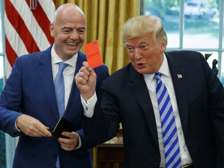 Trump i Infantino