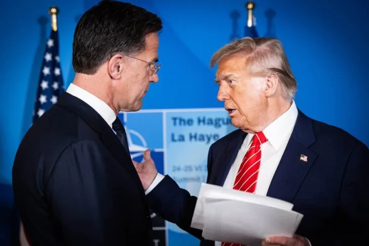 Mark Rutte Donald Trump