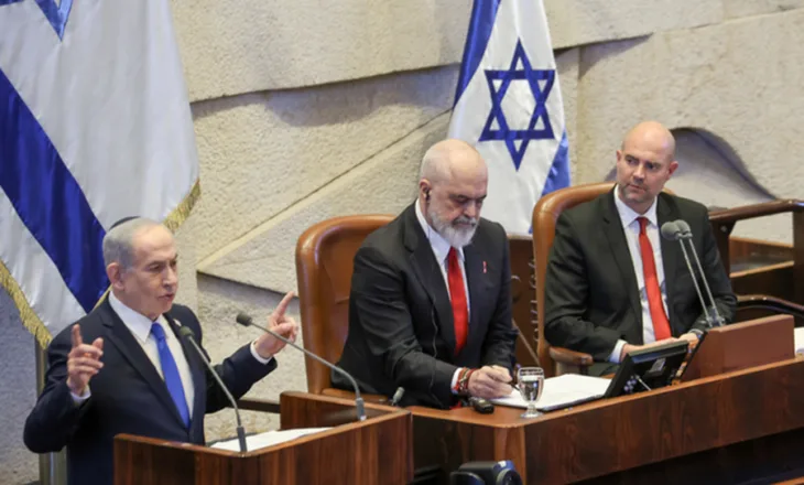 Edi Rama u izraelskom parlamentu