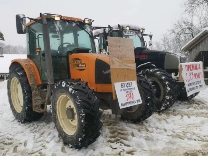 Mljekari RS protesti Foto: Udruženje poljoprivrednih proizvođača-mljekara RS