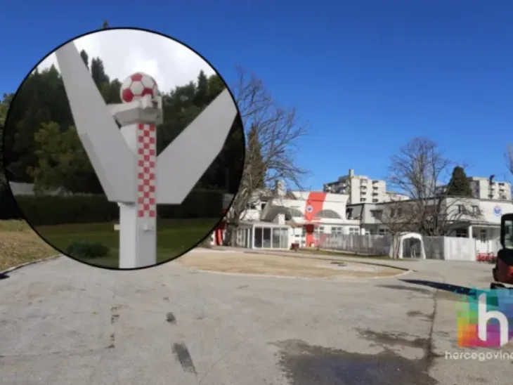 Na stadionu Pod Bijelim brijegom srusen kultni spomenik bio posvecen 77 igraca Veleza