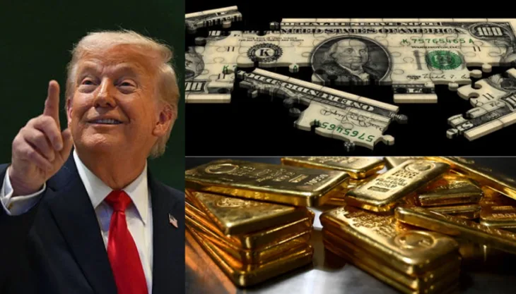Donald trump dolar zlato