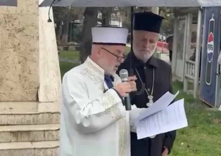 Imam svecenik kisobran