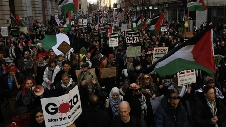 London palestina protest