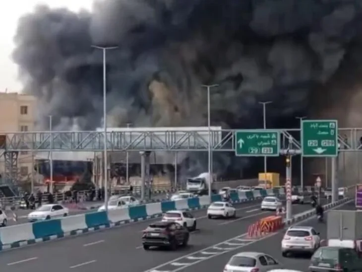 Iran 02 pozar izbio na trznici zapadno od Teheran