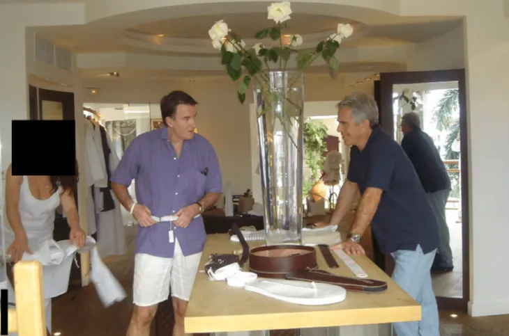 Britanski politicar Peter Mandelson i Jeffrey Epstein