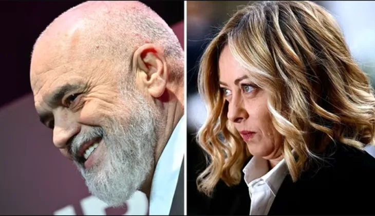 Edi Rama Giorgia Meloni