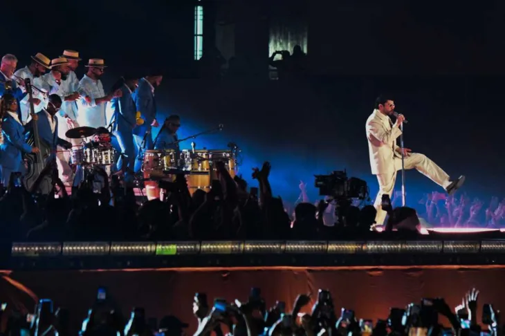 Super Bowl Bad Bunny foto Ezequiel Becerra/Getty Images