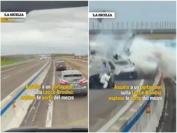 Italija Banda napala kombi za novac