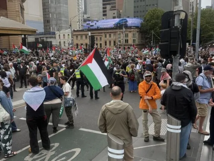 Sydney Australija protesti 02 zbog dolaska predsjednika Izraela