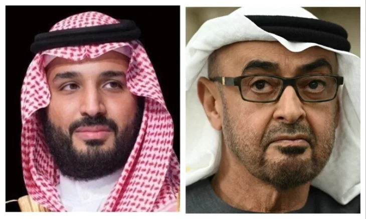 Mohammed bin Salman  Mohamed bin Zayed Al Nahyan