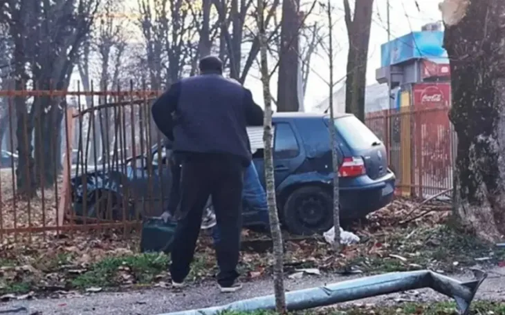 Golfom probio ogradu bl