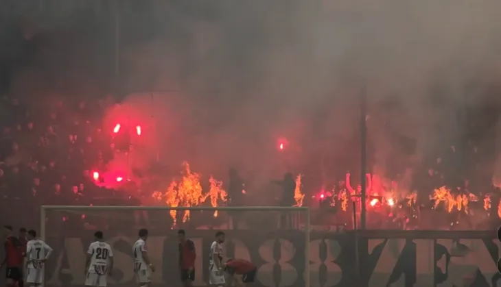 Navijaci Celika zapalili oduzete navijacke rekvizite Hordi zla