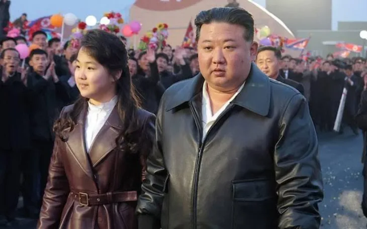 Kim Jong Un i kcerka