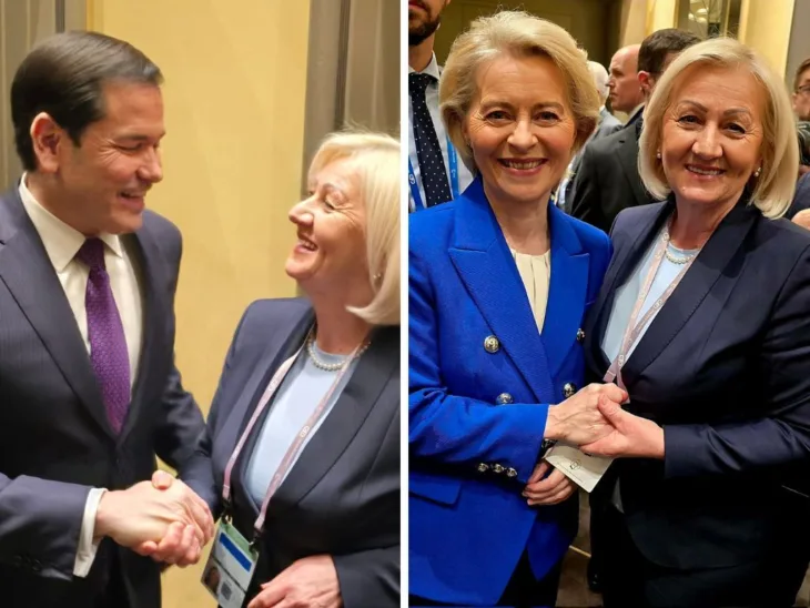 Marco Rubio Borjana Kristo Ursula von der Leyen