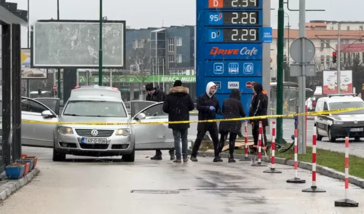 Pucnjava 02 Muskarac je zaustavljen kod Gazprom pumpe na Stupu