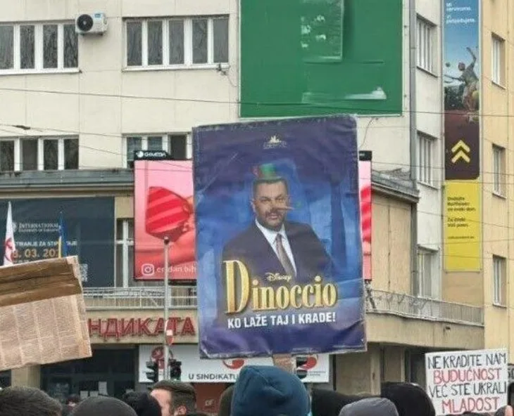 Protesi sarajevo  Elmedin Konaković tramvajska nesreća