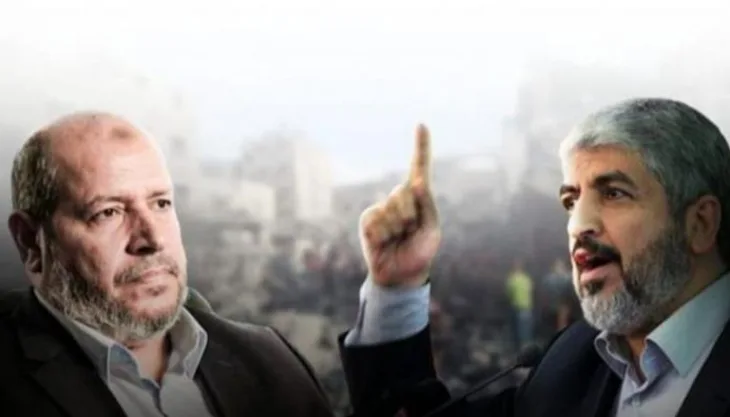 Khaled Meshaal i Khalil al Hayya