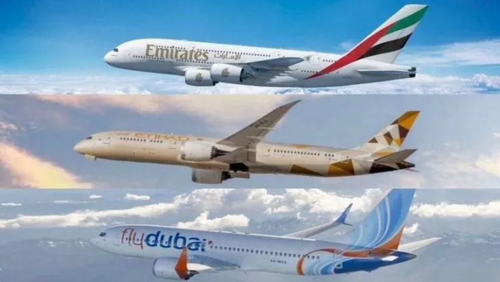 Emirates Flydubai Etihad