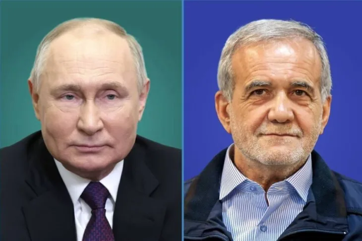Masoud Pezeshkian Vladimir Putin