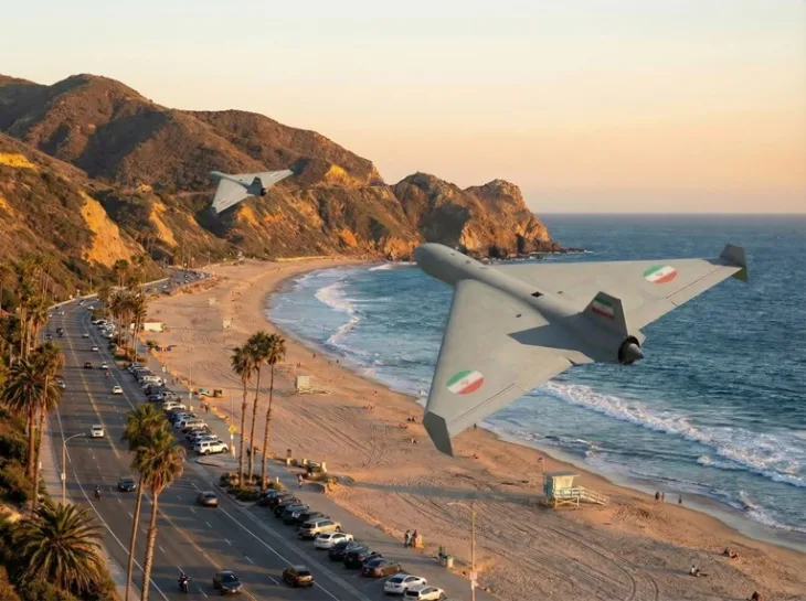 Iran sad kalifornija dronovi