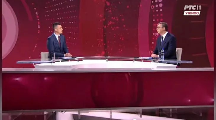 Aleksandar Vucic Voditelj upitao Vučića šta misli o Ratku Mladiću