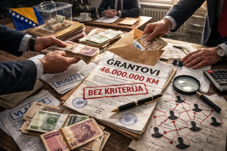 Korupcija dodjela nevladinih etto