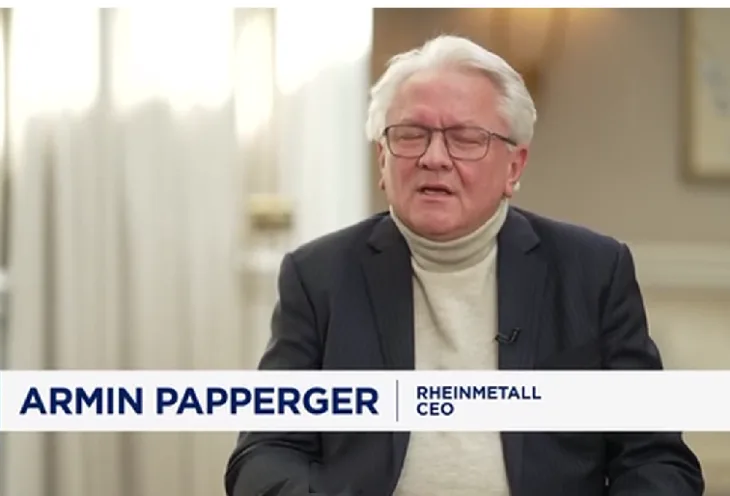 Izvrsni direktor njemackog vojno industrijskog giganta Rheinmetall Armin Papperger