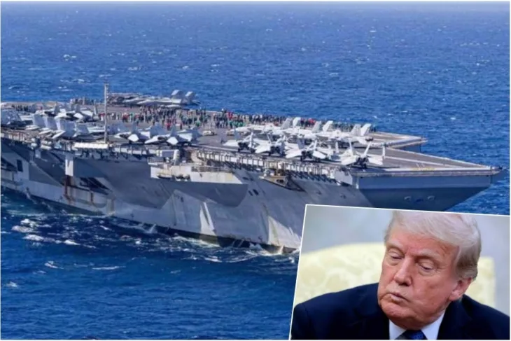 Donald trump vojni brod nosac aviona