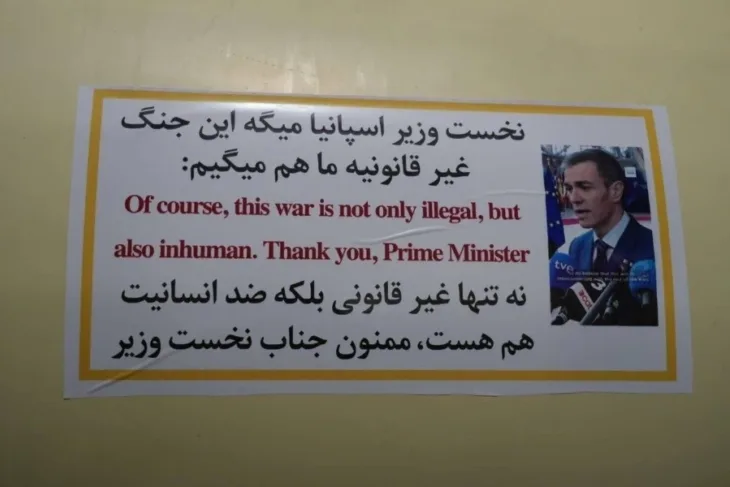 Iranci stavljaju naljepnice Pedra Sancheza na rakete