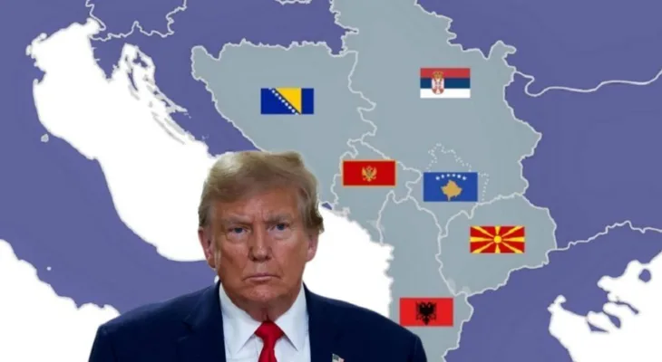Donal Trump i mapa Balkana