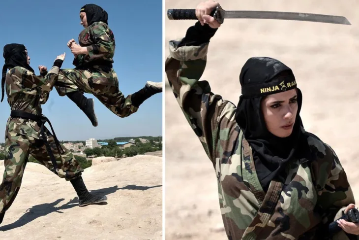 Zene nindze cekaju izraelske vojnike