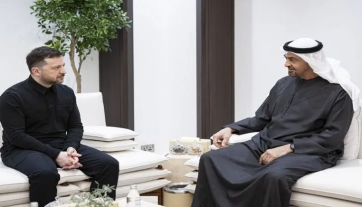 Mohammed bin Zayed Al Nahyan Volodimir Zelenski