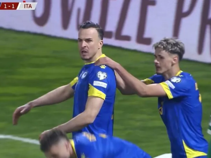 BIH Italija gol gol Bi H nije ponisten