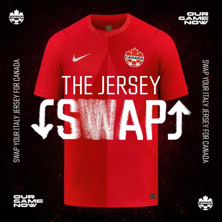 Kanada italija dres