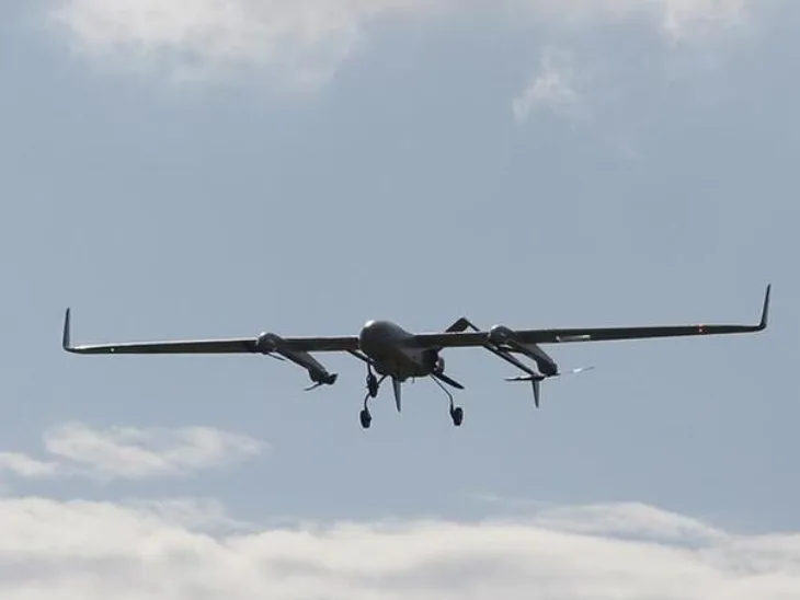 Dron ukrajina Ilustracija