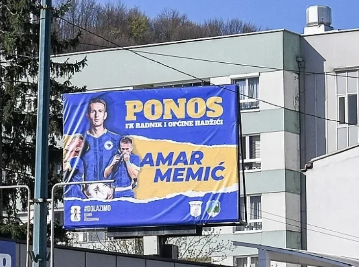 Amar Memić bilbord hadžići