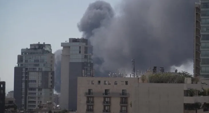 Liban  bejrut izraelski napad/ reuters