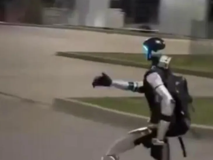 Robot lovio krdo divljih svinja usred Varsave