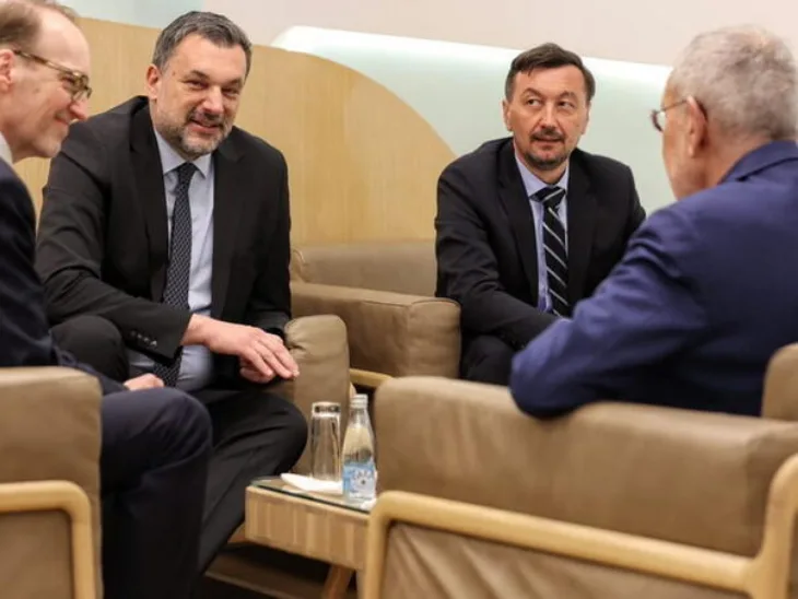 Konakovic i Alexander Van der Bellen/ mvp bih