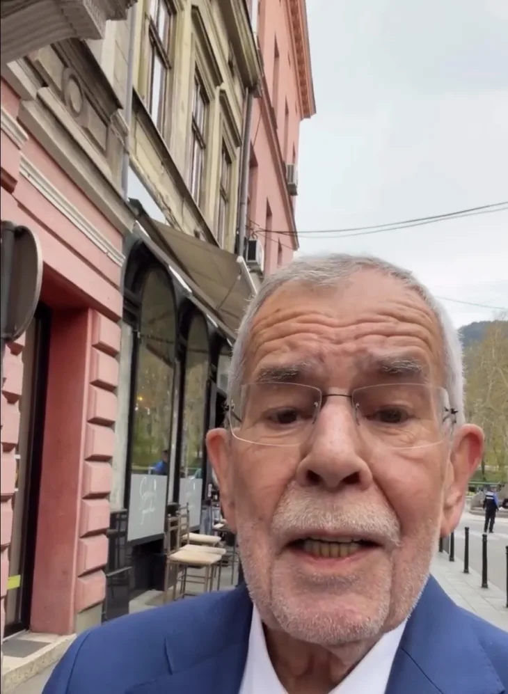 Alexander vo der bellen sarajevo