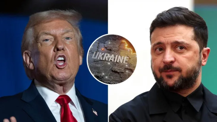 Donald Tramp i Volodimir Zelenski