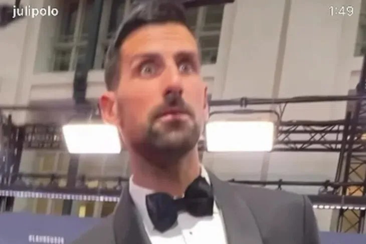 Novak D Jokovic novinar Foto julipolo Instagram Screenshot