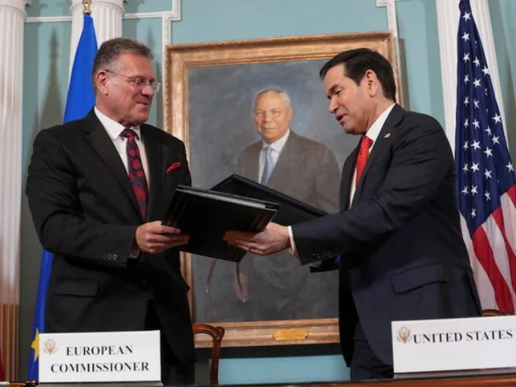 Marco Rubio i Maroš Šefčovič eu