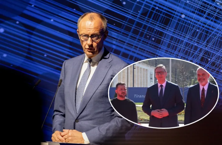 Friedrich Merz  Edi Rama Aleksandar Vucic volodimir zelenski