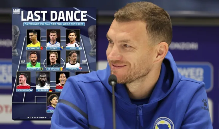 edun Dzeko 04  Ronaldo Messi predvode listu najboljih 11 koji posljednji put igraju Svjetsko prvenstvo
