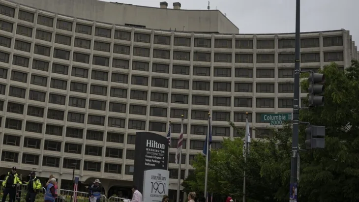 Hotel Washington Hilton sad